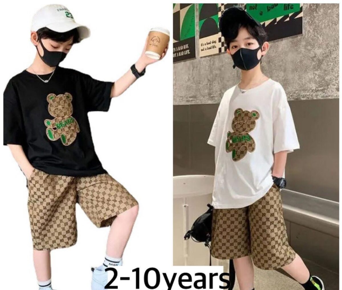Bears white top and nika