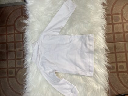White turtle neck top