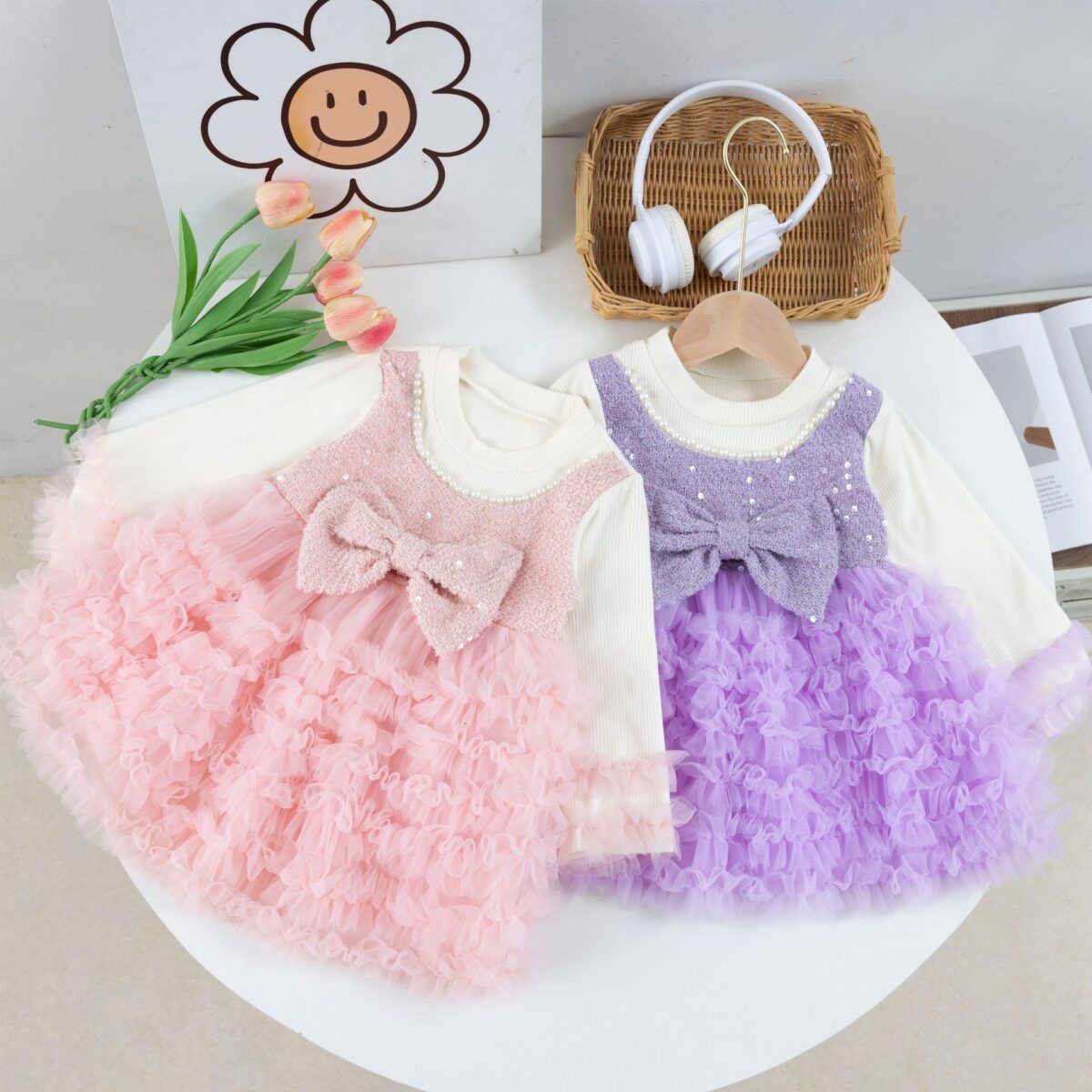 Cute ball gown pink